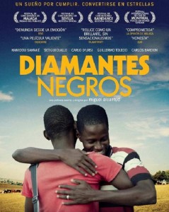Cartel de la película "Diamantes Negros". 