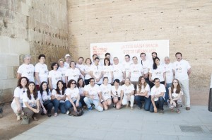 Grupo de colaboradores de los Patios y Cruz Roja