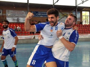 El Ars Palma del Rìo celebra su permanencia. Foto: Ars Palma del Rìo.