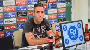 Abel Gomez en rueda de prensa. Foto: Córdoba C.F.