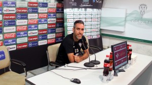 Abel Gómez en rueda de prensa. Foto: Córdoba C.F.