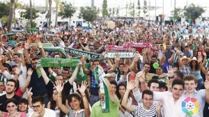 La afición del Córdoba esta volcada con el sueño del play-off. Foto: Córdoba C.F.