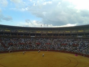 Momento vivido en la tarde del sábado 31 de mayo en el Coso de los Califas