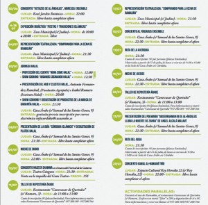 Programa Noches de Ramadán. 