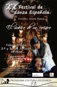 Cartel del Festival Danza Española 2014. 