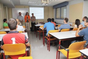 Imagen de algunos de los alumnos que reciben la formación.