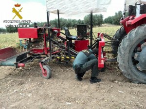 máquina de ajos robada en Santaella