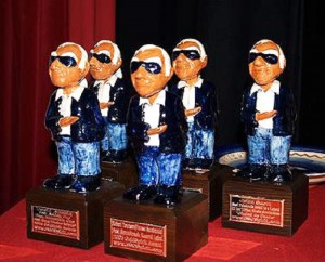 Estatuilla de los IX Premios Jerry Goldsmith.