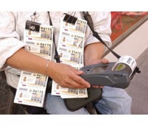 Lluvia de euros en Córdoba gracias a la ONCE. 