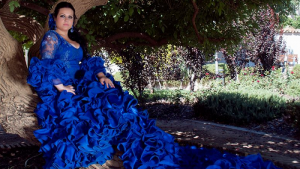 La artista cordobesa Gloria María. 