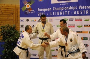 Imagen de un campeonato de judo máster.