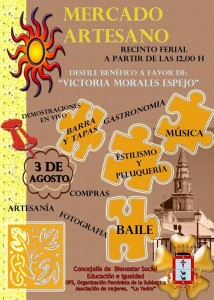 Cartel del Mercado Artesano de Benamejí. 