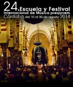 Cartel de la 24 Escuela y Festival de Música Presjovem.