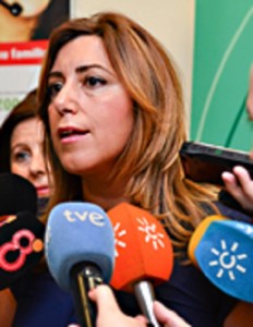 La presidenta de la Junta, Susana Díaz