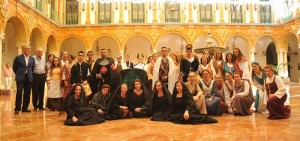 Imagen de algunos de los actores que representaran la obra de teatro.