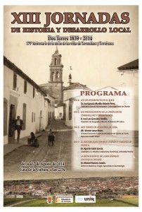 CARTEL JORNADAS DE HISTORIA 2014 Dos Torres