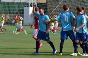 Una imagen de un partido de esta temporada. Foto: Lucena CF