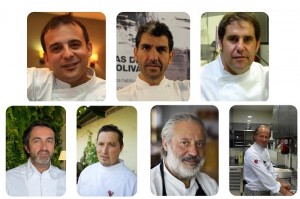 Las siete estrellas michelín de Córdoba Califato Gourmet 2014. 