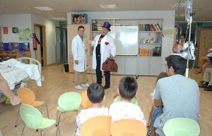 Imagen del aula infantil del hospital Reina Sofía.