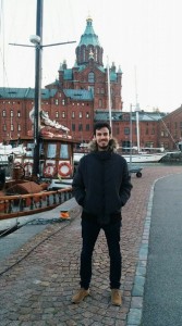 Carlos en una visita a Helsinki.