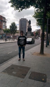 Carlos en uno de sus viajes a Berlín.