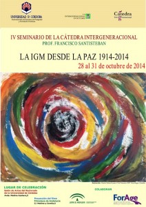 Cartel del Seminario sobre la I Guerra Mundial. 