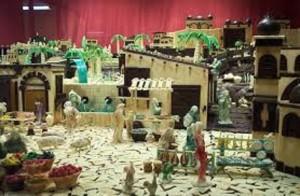 Belén de chocolate de Rute. / Foto: andalucia.org