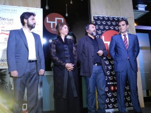 Rafael Franco, Lliliana, Queco y José Antonio Nieto. Foto: CBN