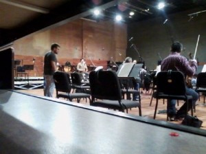 Grabación de la banda sonora de Wellcome to Harmony por la Orquesta de Córdoba. / Foto: facebook. 