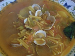 Sopa de fideos gordos. / Foto: gastronomiacordoba.com