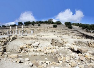 Vista de la Basílica de Torreparedones. 