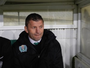 Djukic, antes de comenzar el partido ante el Villarreal. Foto: Córdoba Buenas Noticias.