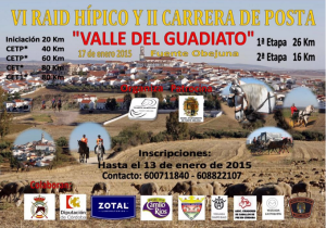Cartel del VI Raid Hípico de Fuente Obejuna