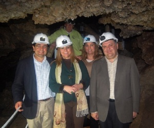 Inauguración de la Cueva del Yeso. 