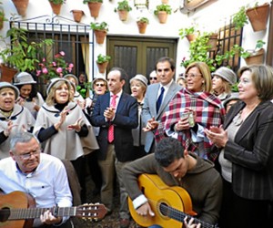 Rafael Rodríguez, durante la presentación de la nueva promoción de los patios de Córdoba.