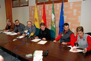 Firma de los acuerdos. 