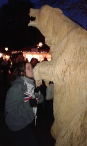 Yolanda en uno de sus días libres.