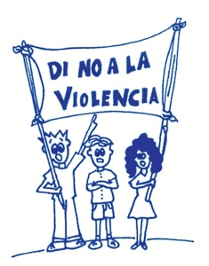 Educar contra la violencia es muy importante.