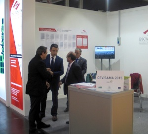 Stand de una de las empresas andaluzas en Cevisama.