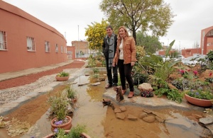 Imagen de la visita a las obras.