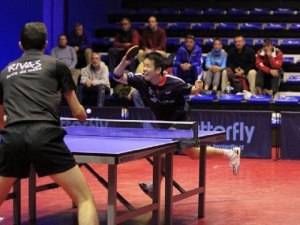 Wei Dong Shi en un partido de esta temporada. Foto: Cajasur Priego