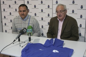 Manuel Baena y Miguel Navarro en lla presentación del acuerdo