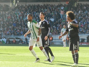 Bebé en el partido ante el Real Madrid. Foto: CBN