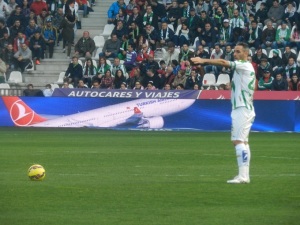 Abel, capitán del Córdoba en el último partido. Foto: CBN
