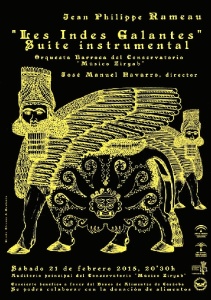 Cartel del concierto. 