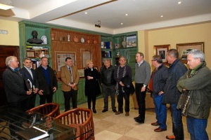 Zurera y Almenara, durante la reunión mantenida con empresarios y agricultores de Palma del Río y almerienses.