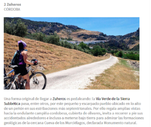 Alájar uno de los destinos recomendados por ‘El viajero fisgón’.