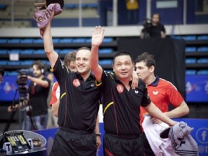 Machado y Juanito celebran la victoria