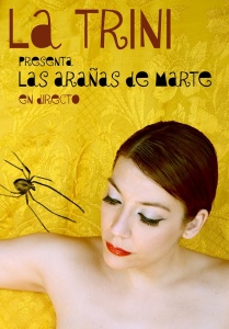 Cartel de 'Las arañas de marte'.