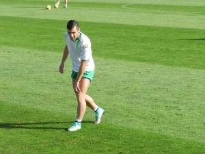 Borja, en un entrenamiento. Foto: CBN